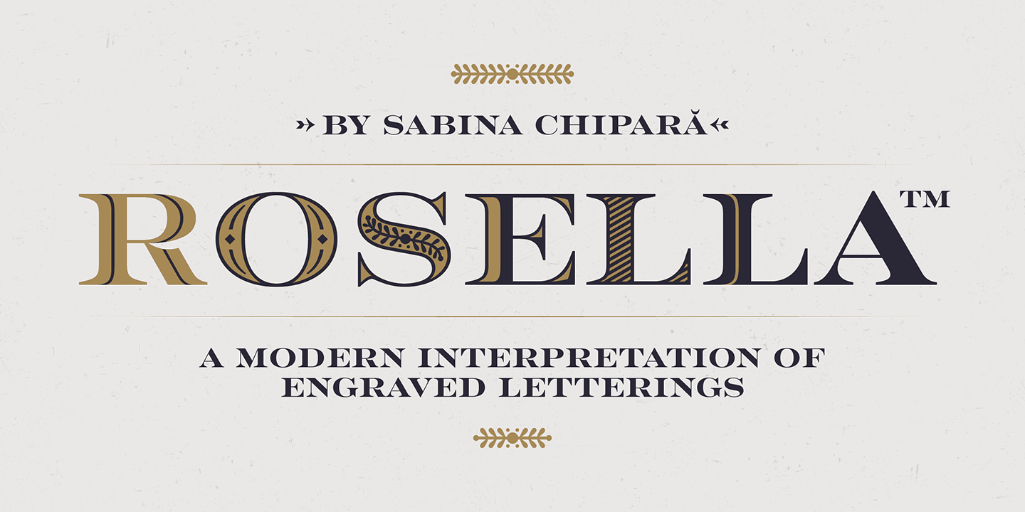 Rosella Font preview